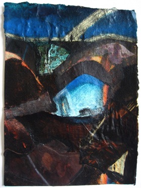 Dog Startled by Fire
Mixed media on Nepalese paper, 28 x 20cm Dog Startled by Fire
Mixed media on Nepalese paper, 28 x 20cm